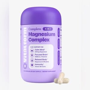 VitalForm Magnesium Complex –4-in-1 formula – Relaxation, Calm & Muscle Recovery